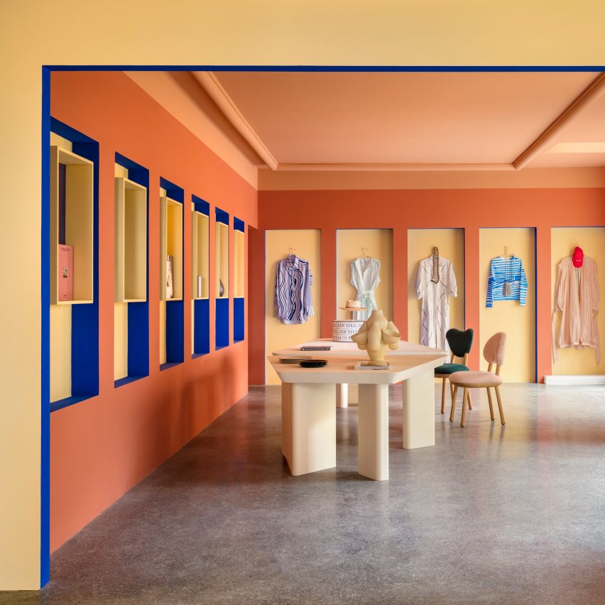 Pierre Yovanovitch brightens Villa Noailles gift shop with bold hues