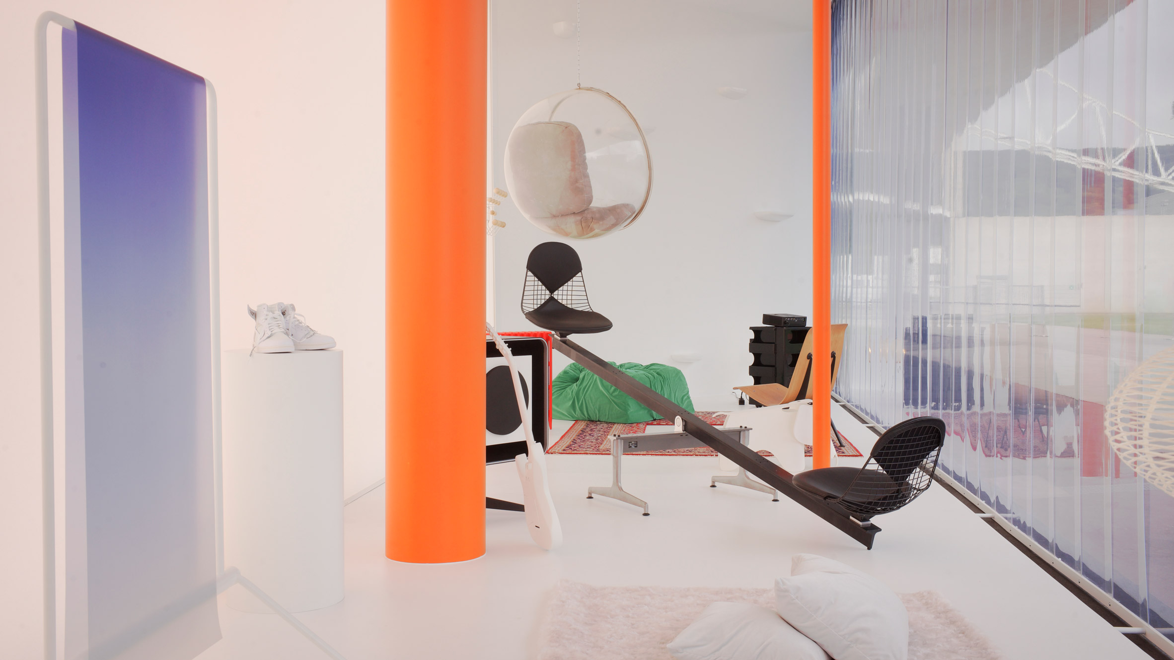 Virgil Abloh and Vitra design future home featuring hacked Prouvé furniture