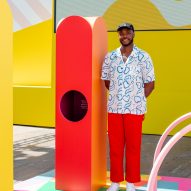 Colourful playground installation for Pinterest at Cannes Lions by Yinka Ilori