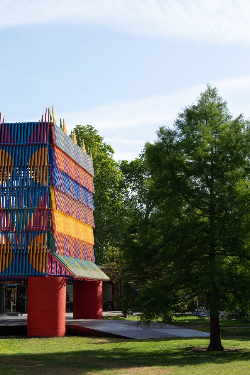 Dulwich Pavilion: The Colour Palace by Yinka Ilori and Pricegore