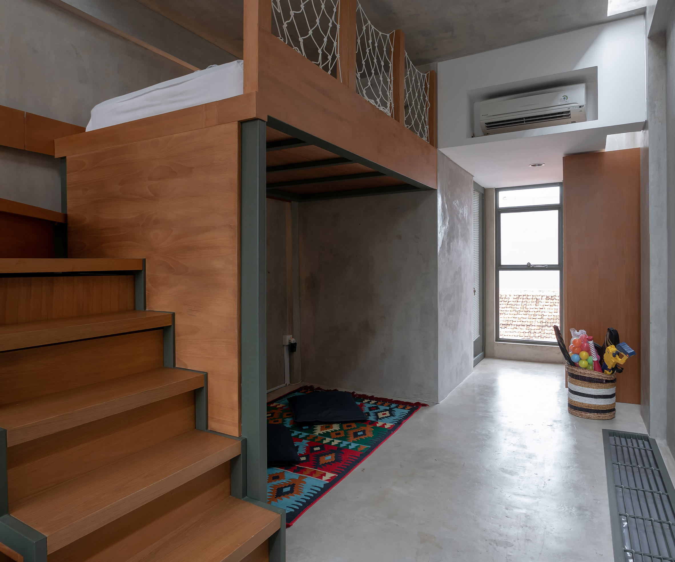 18,18 Millimetre House is a skinny house in Indonesia on a 18.18