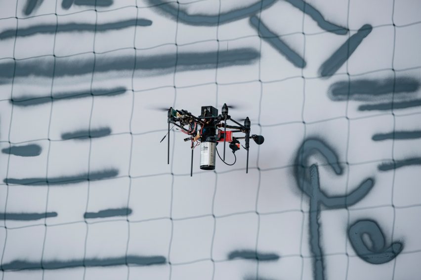 Carlo Ratti drone swarm graffiti Turin