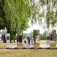 Daniel Libeskind has designed a display in Poland for Through the Lens of Faith, photographer Caryl Englander's portraits of Auschwitz-Birkenau survivors.