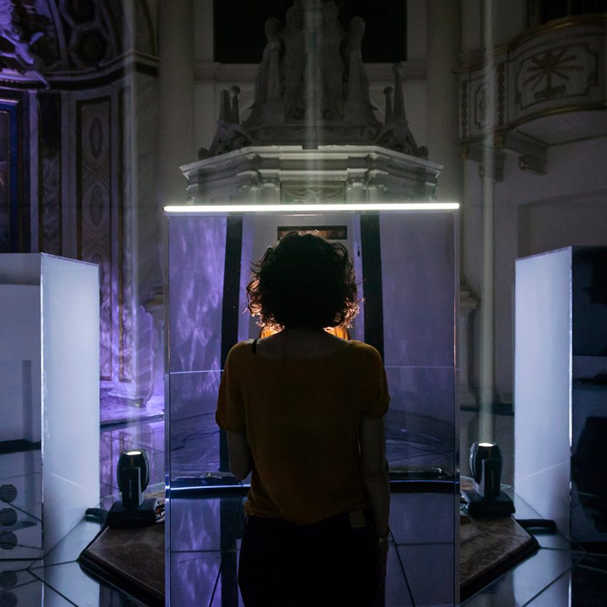 Ultravioletto's Neural Mirror shows audiences an AI reflection of themselves