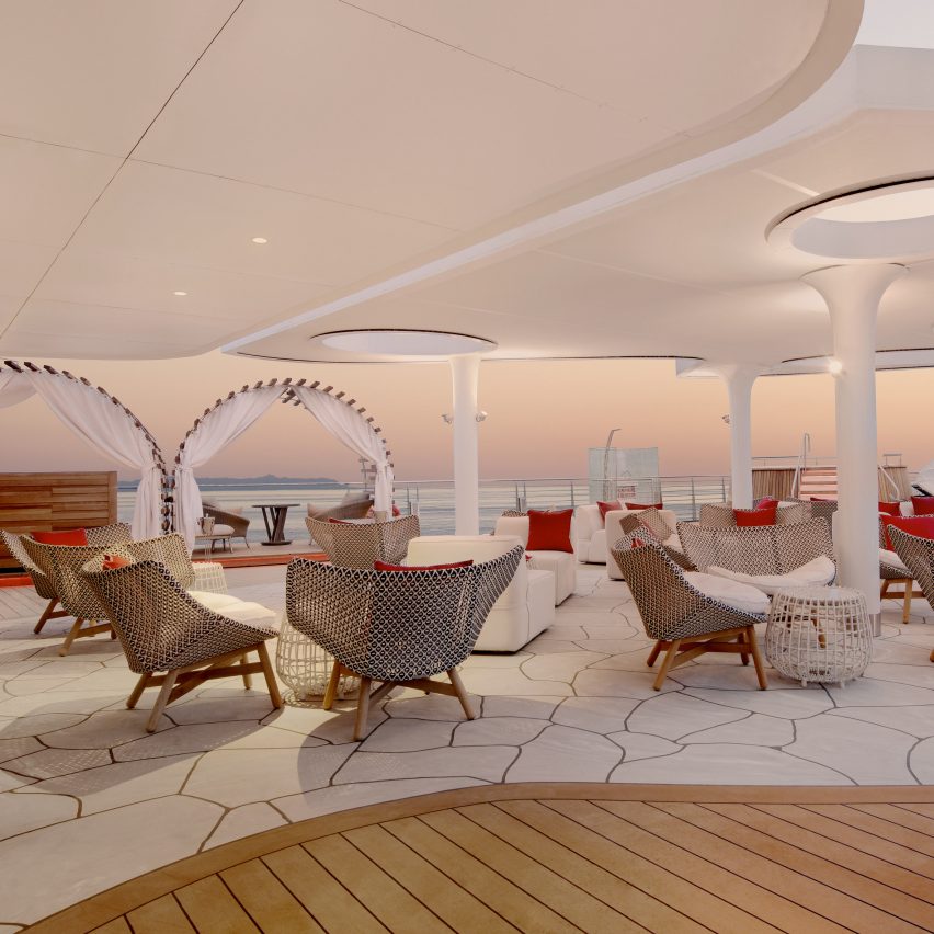 BG Studio take design cues from reptiles for a luxury cruise ship sailing the Galápagos