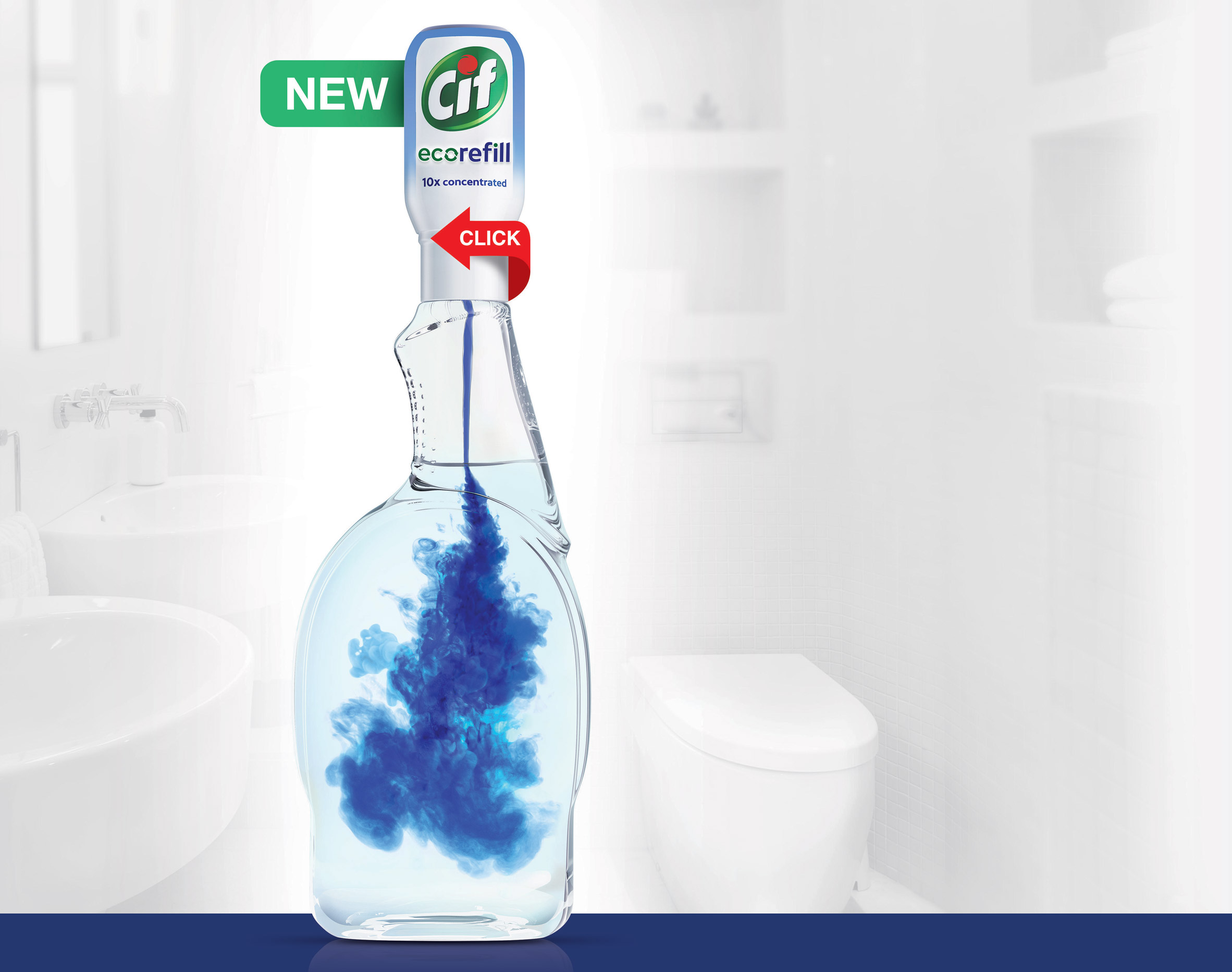 Unilever launches refillable Cif spray bottles