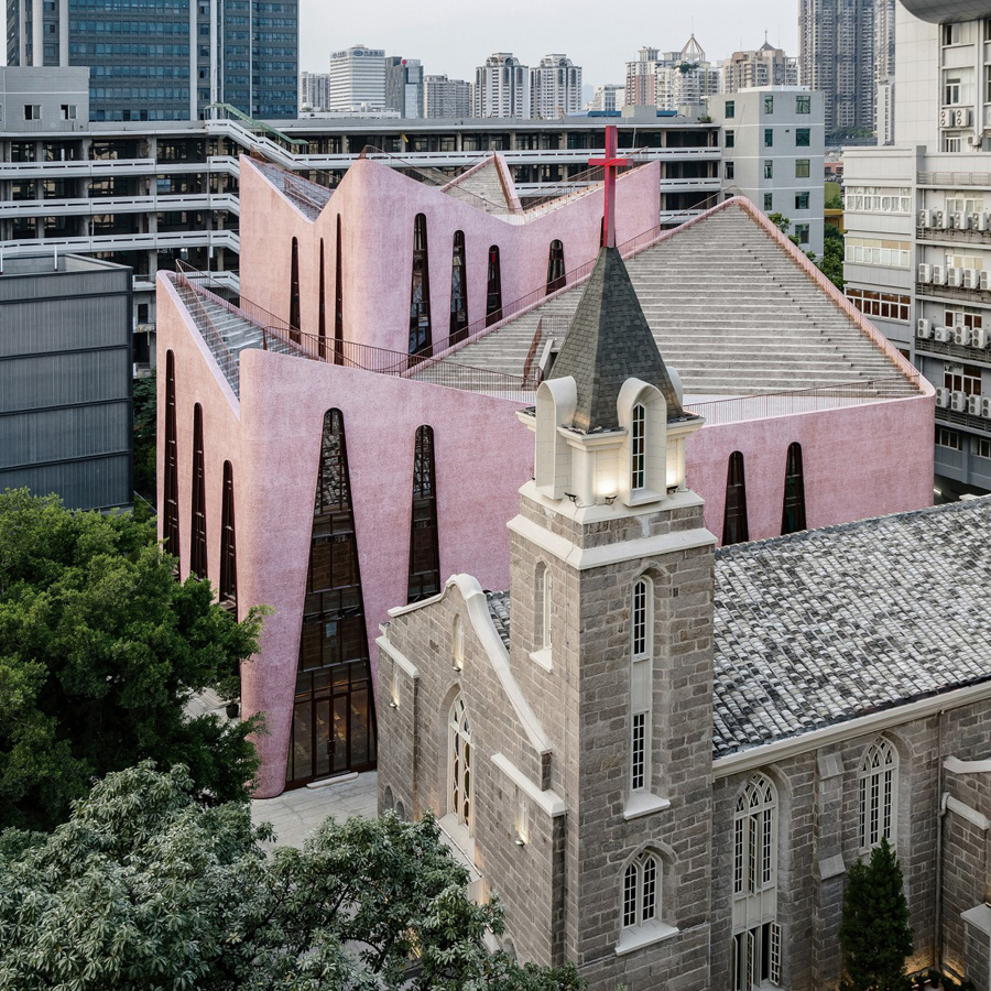 Dezeen Awards 2019 longlist - Huaxiang Christian Community Centre, Fuzhou, China, by Inuce