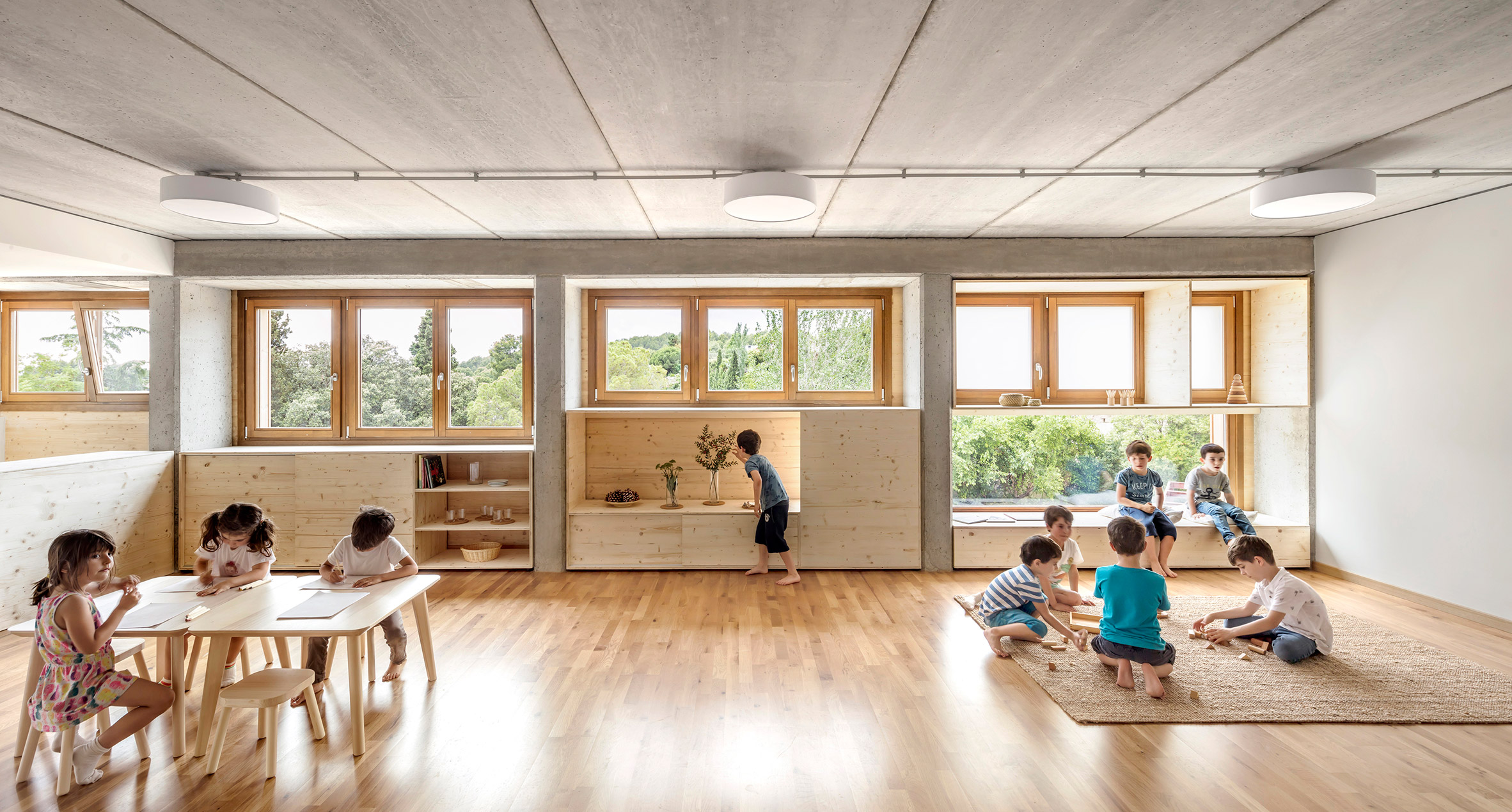 El Til-ler Kindergarten School by Eduard Balcells, Ignasi Rius and Daniel Tigges