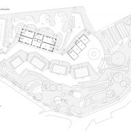 First floor plan of El Til-ler Kindergarten School by Eduard Balcells, Ignasi Rius and Daniel Tigges