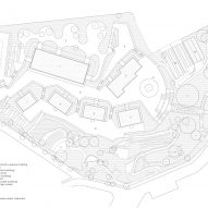 Roof plan of El Til-ler Kindergarten School by Eduard Balcells, Ignasi Rius and Daniel Tigges