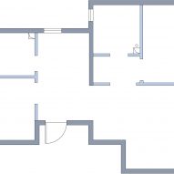 Existing old floor plan of Free Balcony An by Drawing Architecture Studio DAS