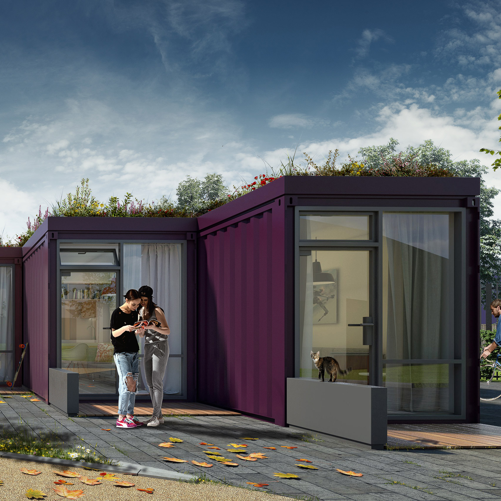 Shipping Container Micro Homes With
