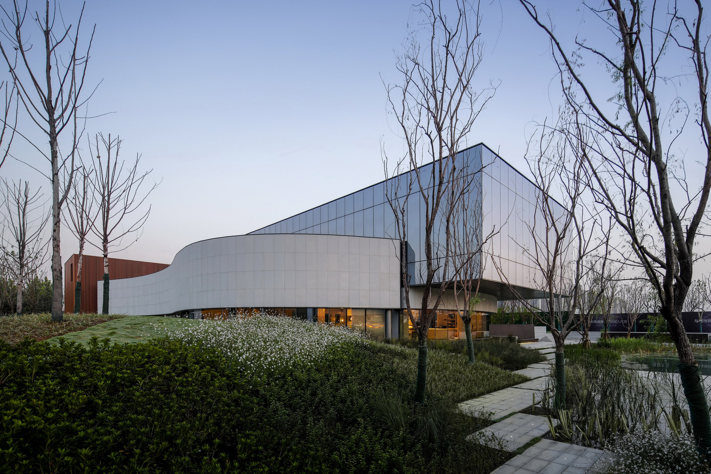 Hefei RIver Central Smart Garden Library by Geedesign