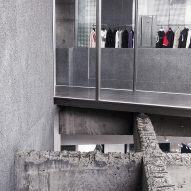 Grey tones pervade interiors of Zhengzhou's JHW store