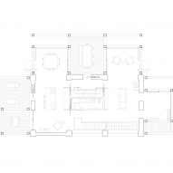 Plan of Monticello House by di Gregorio Associati Architetti
