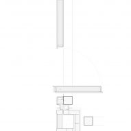 Technical detail of Monticello House by di Gregorio Associati Architetti