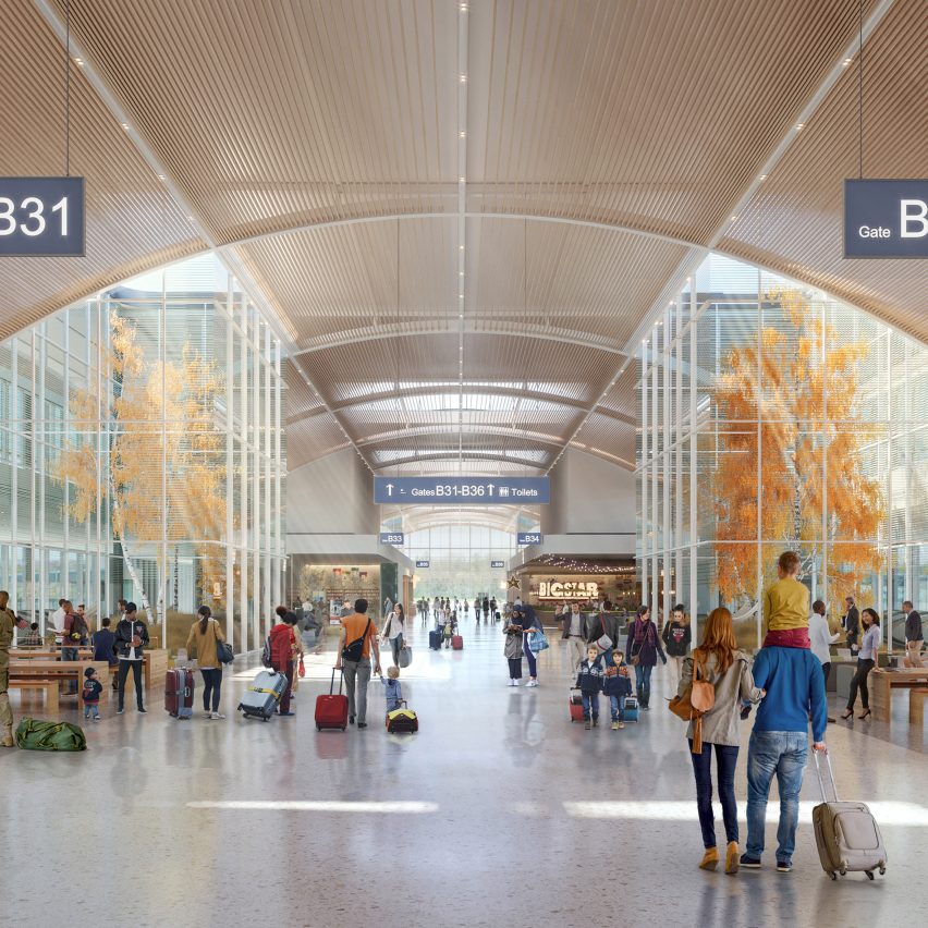 SOM designs concourse terminals for Studio ORD's Chicago O'Hare airport