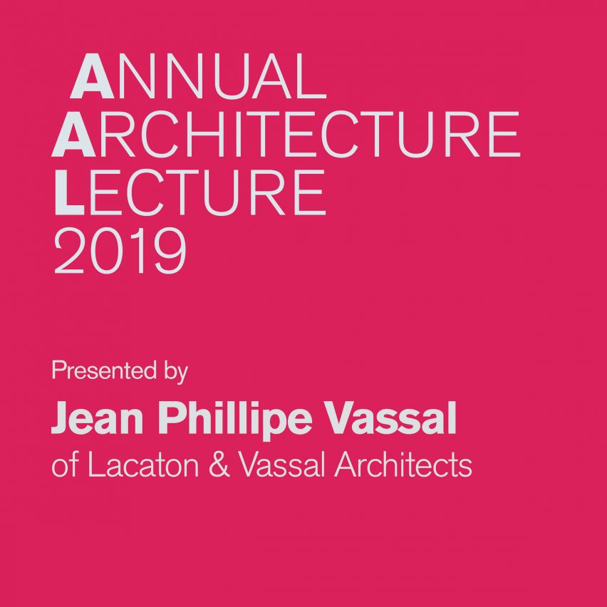 Watch Jean Philippe Vassal speak at the Royal Academy annual architecture lecture 2019