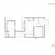 Second floor plan of Song House by AZL Architects