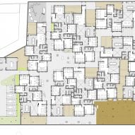 Ground floor plan of SOS Children's Village by Urko Sanchez Architects