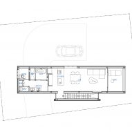 First floor plan of UMI House by CAPD design studio