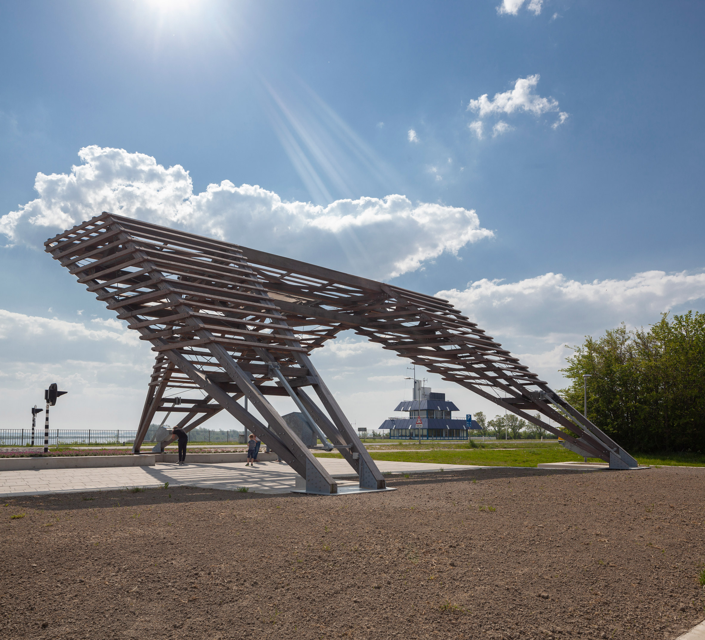Viewpoints at Lauwersmeer National Park by Vector-I Architects