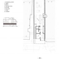 First floor plan of Wellington Street Mixed Use by Matt Gibson Architecture and Design