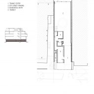 Ground floor plan of Wellington Street Mixed Use by Matt Gibson Architecture and Design