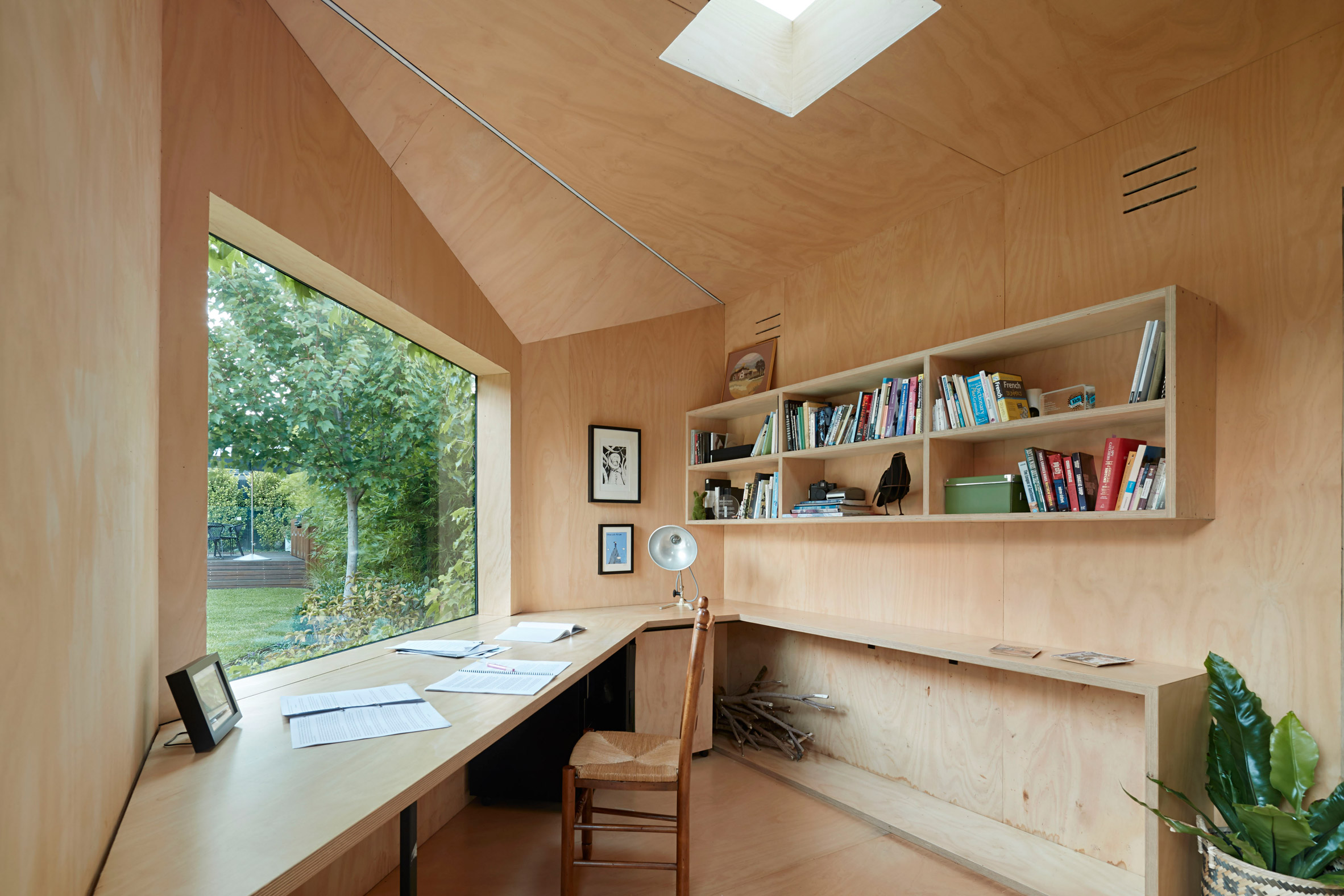 Writer's Shed interior by Matt Gibson