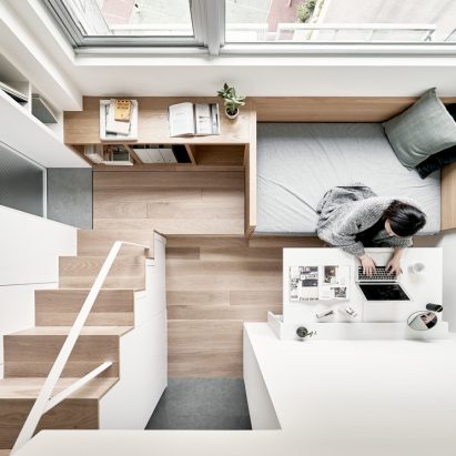 17.6-square-metre flat by A Little Design
