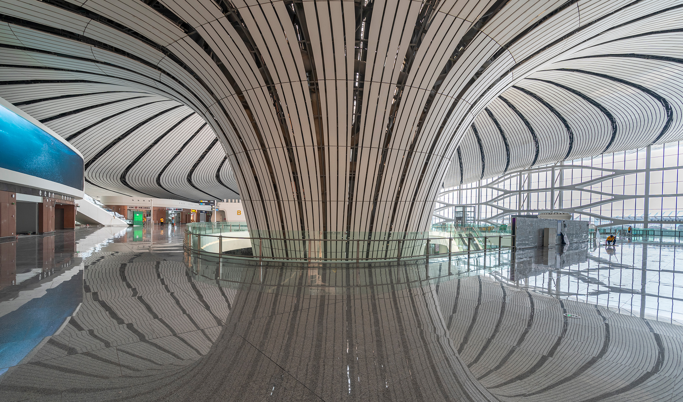 360 Degree Images Reveal Inside Zaha Hadid Architects Beijing Daxing