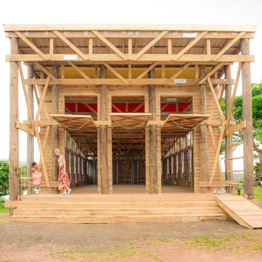 Naidi Community Hall by Caukin Studio serves as a social hub for Fijians