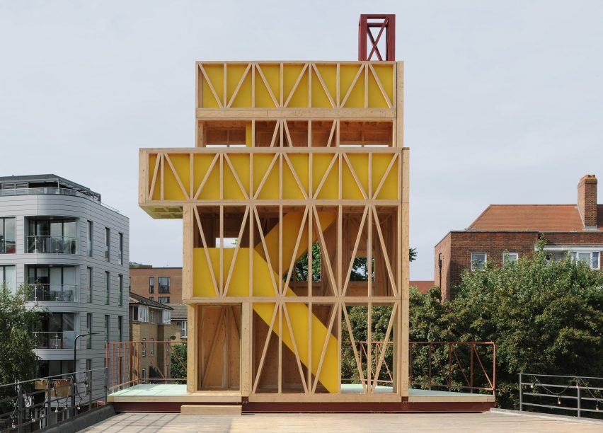 The Potemkin Theatre by Maich Swift Architects in Haggeston London is the third Antepavilion