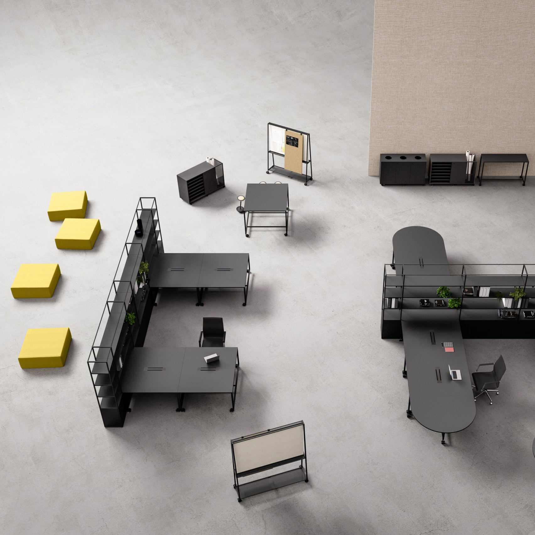 gensler designs modular furniture system to enable