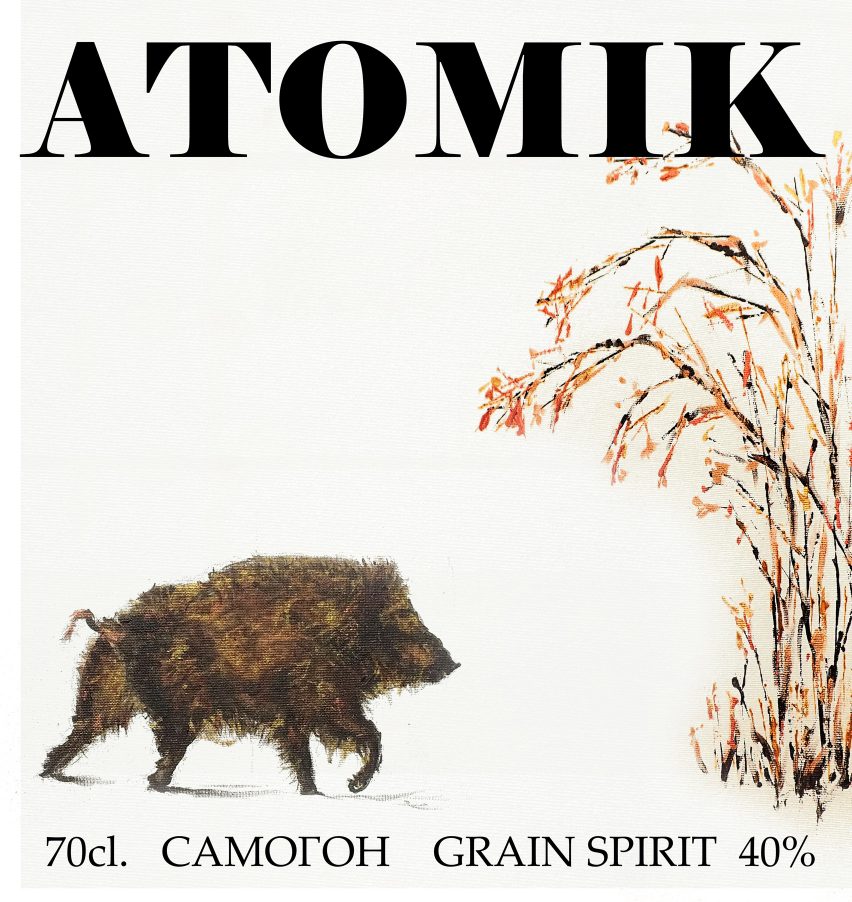 Atomik vodka from the Chernobyl Exclusion Zone