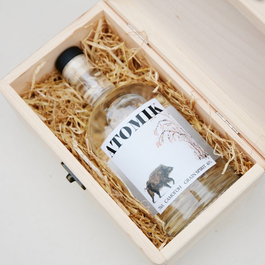 Atomik is vodka brewed from grain grown in the Chernobyl Exclusion Zone