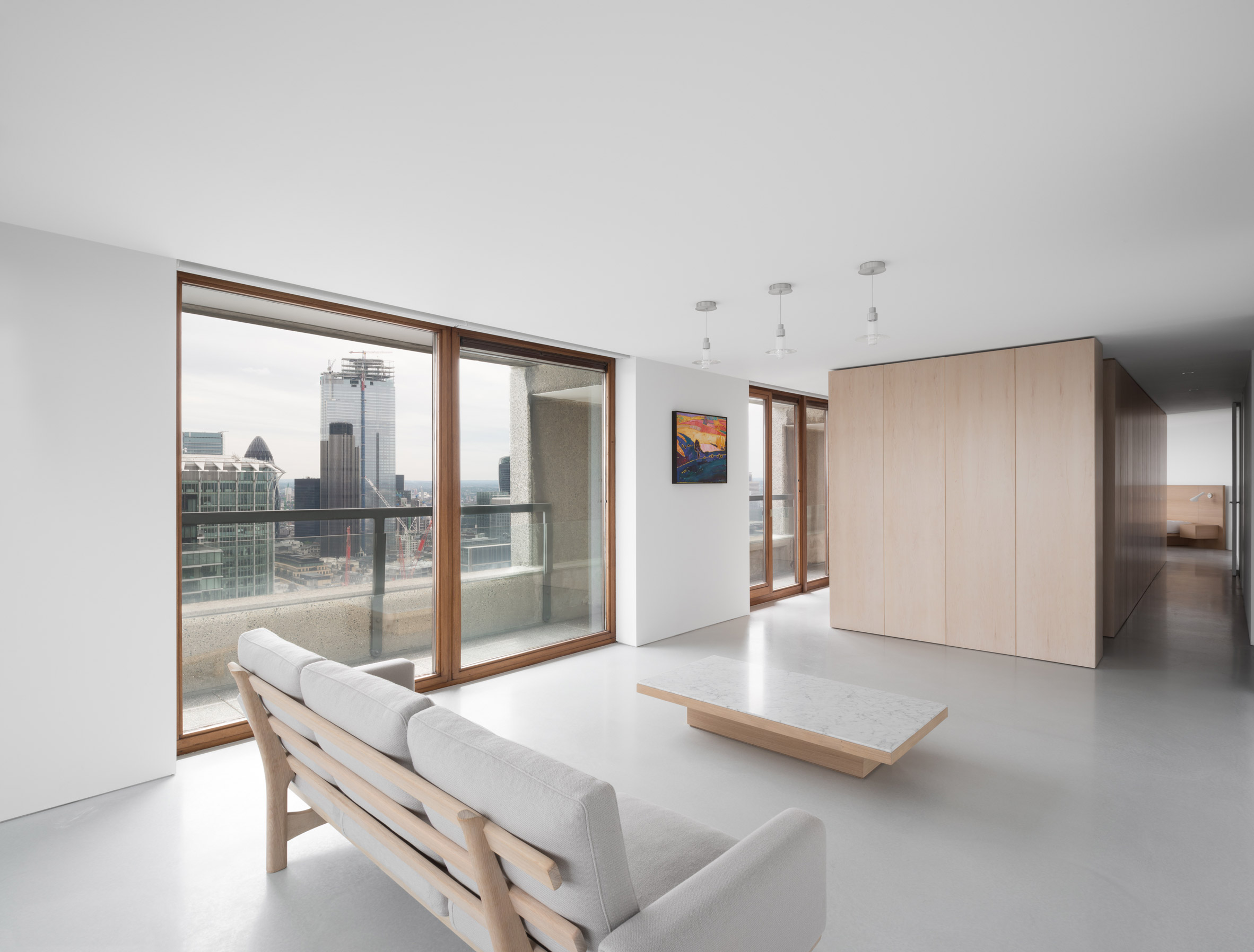 Barbican apartment designed by John Pawson