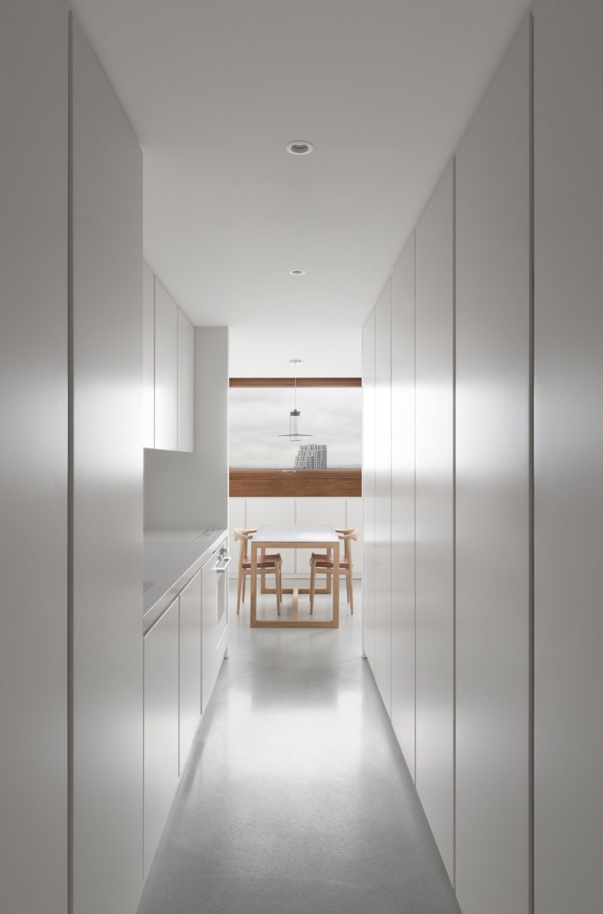Design degli interni dell'appartamento Barbican di John Pawson