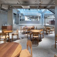 Blue Bottle Coffee cafe in Seongsu by Schemata Architects