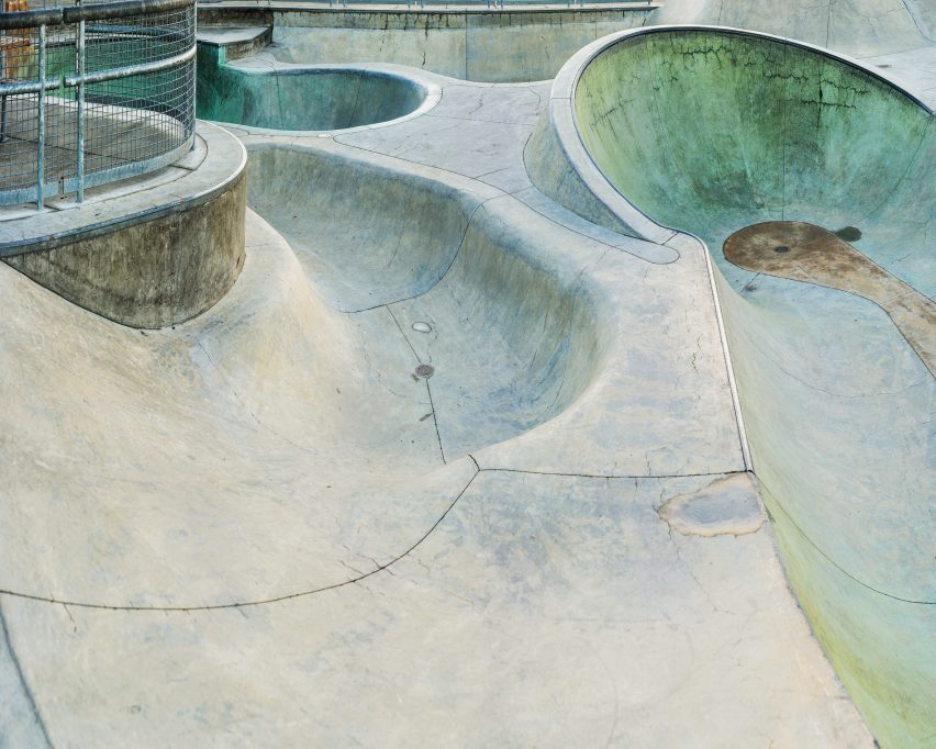 California's "elaborately designed" concrete skateparks captured ...