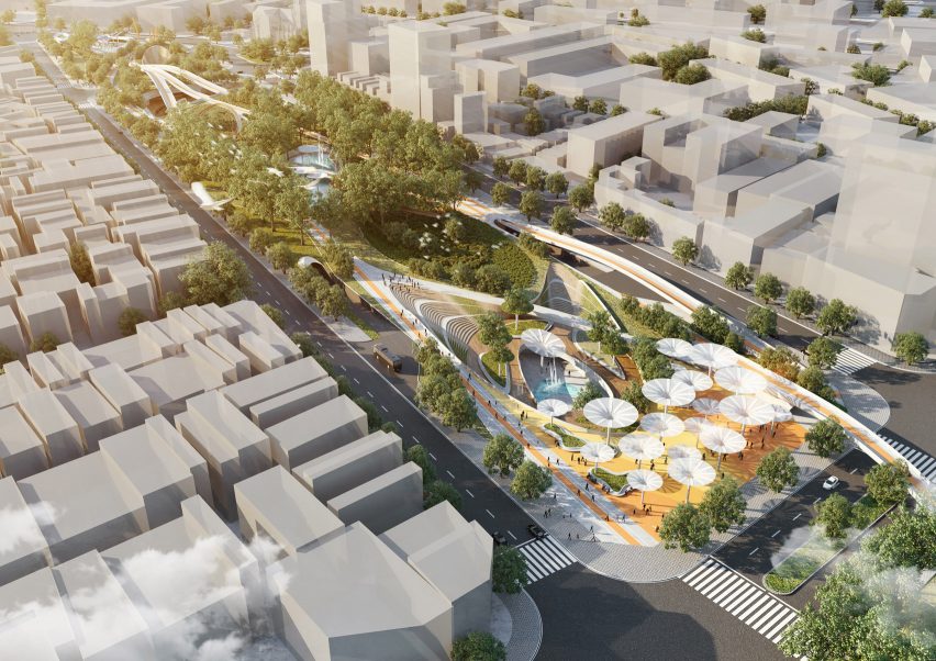 Central Park masterplan for Ho Chi Minch City in Vietnam by LAVA and Aspect Studio
