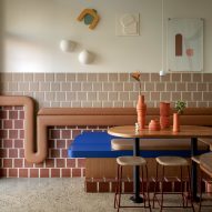 Blue trim and terracotta tiles enliven Vancouver tapas joint by Ste Marie