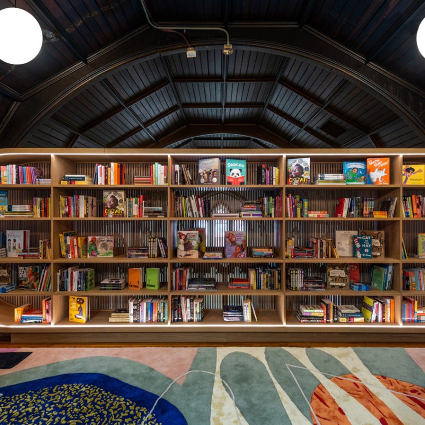 The Children's Library at Concourse House by Michael K Chen Architecture