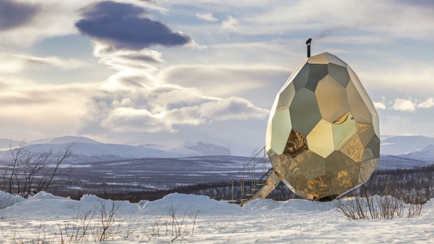 The Solar Egg, Björkliden, Sweden, by Bigert & Bergstrom for Riksbyggen