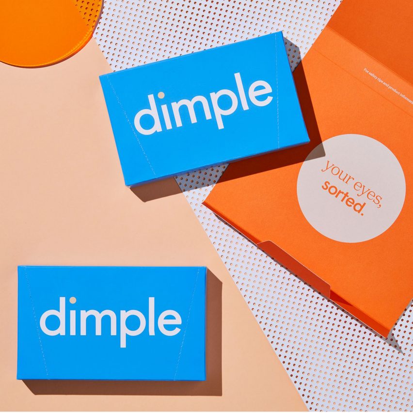 Colourful circles denote contact-lens prescriptions in Dimple design by Universal Favourite