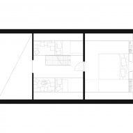 First floor plan of Granholmen summerhouse by Bornstein Lyckefors