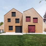 IFUB designs pair of matching timber houses in Munich
