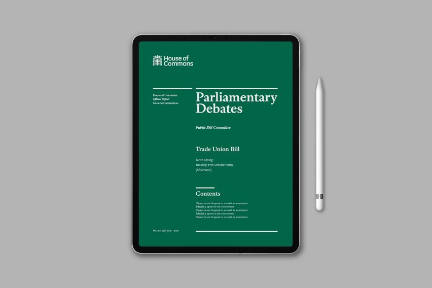 House of Commons rebrand by Someone