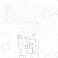 Site plan of The Lakehouse by CollectiveProject
