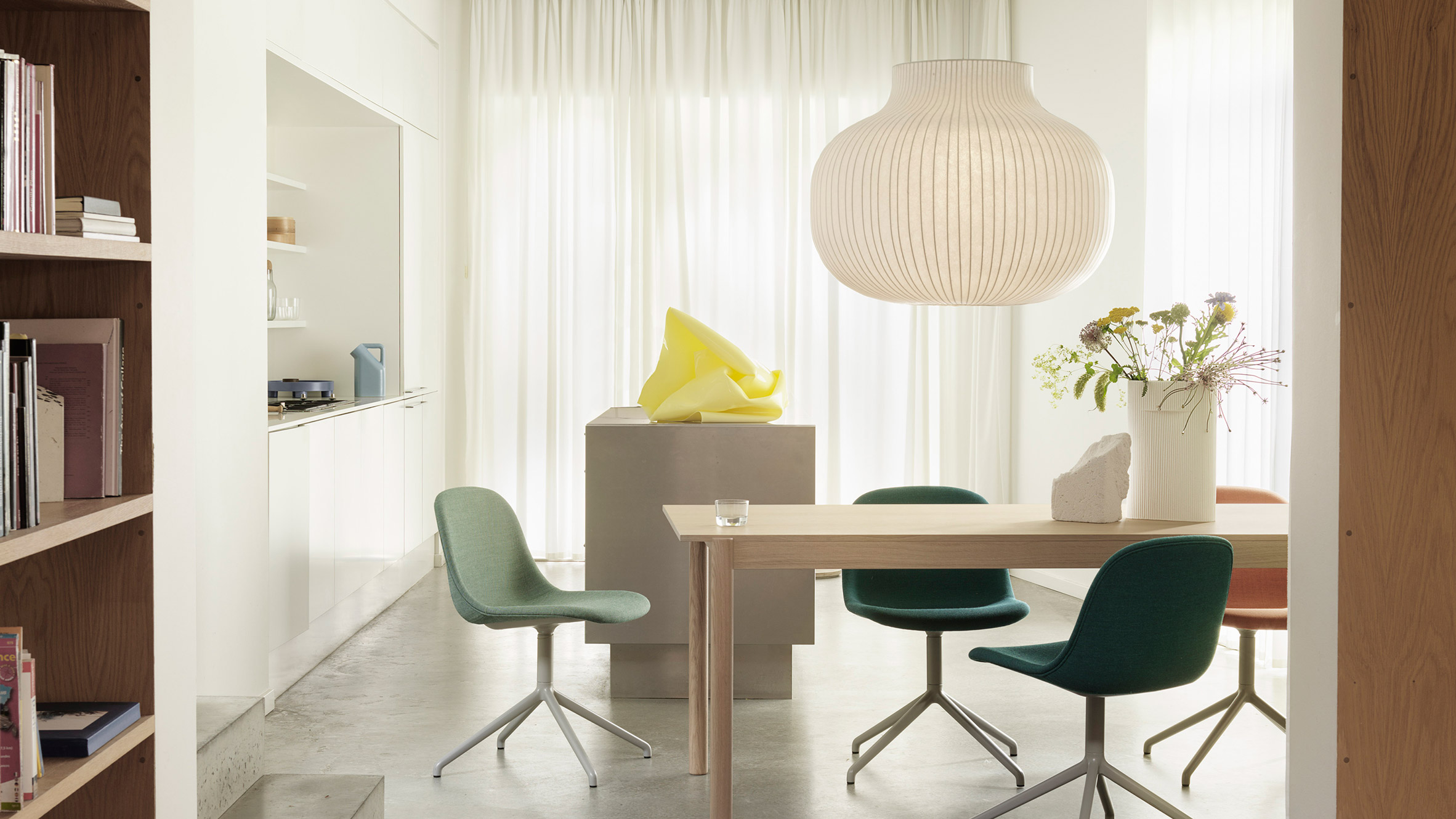 Layer Designs Pendant Lamps Based On Silkworm Cocoons For Muuto